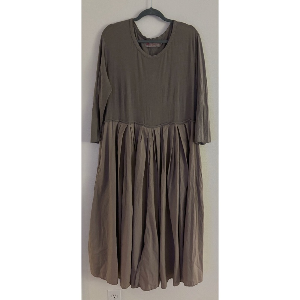 Manuelle Guibal Brown Two Tone Dress Size 3